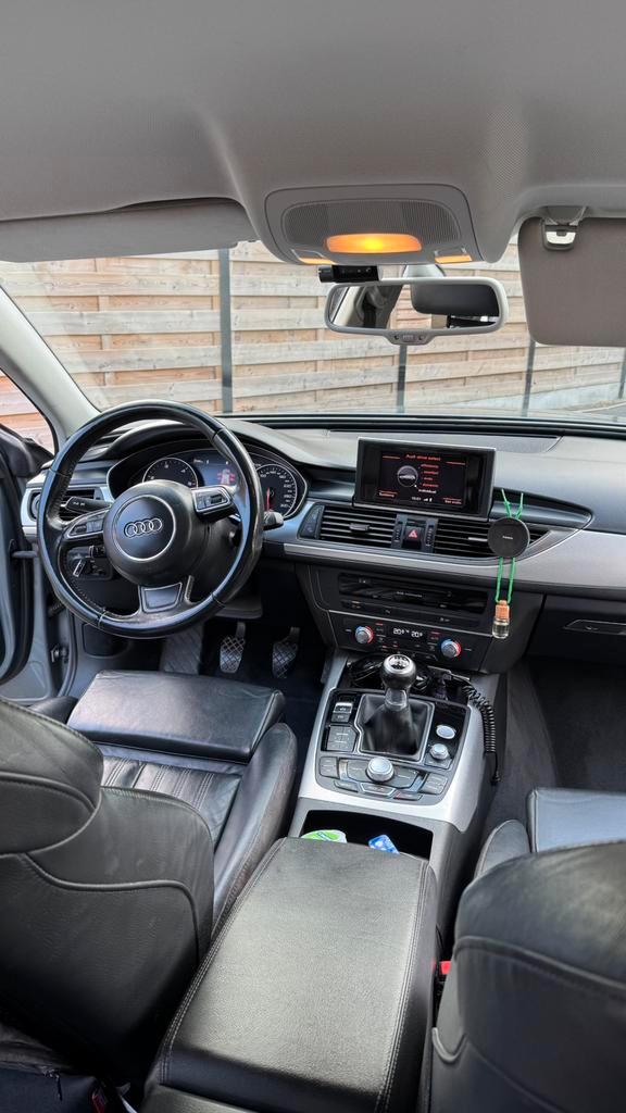 Audi a6 c7, Autos, Audi, Particulier, A6, Diesel, Euro 5, Break, 5 portes, Boîte manuelle, Argent ou Gris, Noir, Cuir, Traction avant