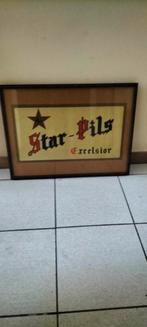 Affiche Star-pils, van de brouwerij Excelsior jaren '50, Ophalen of Verzenden, Zo goed als nieuw