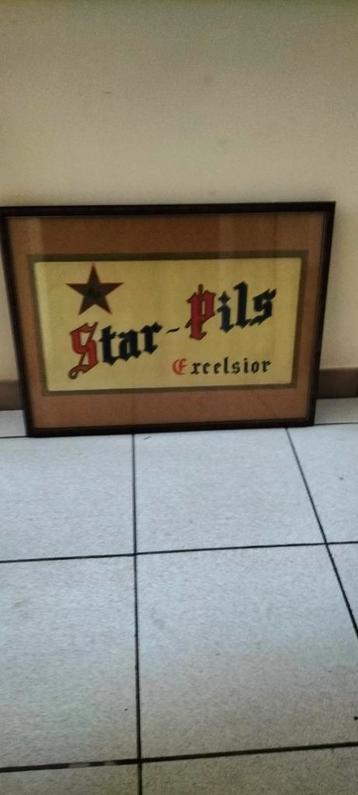 Affiche Star-pils, van de brouwerij Excelsior jaren '50  beschikbaar voor biedingen