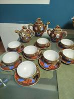 ANTIEK SERVIES 8 PERSONEN ZEER FIJNE AZIATISCHE KUNST, Antiek en Kunst, Antiek | Servies compleet, Ophalen of Verzenden
