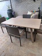 Eettafel, Huis en Inrichting, Ophalen, Gebruikt, Rustiek, Eikenhout