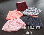 Rokjes maat 104. Prijs zie foto's., Kinderen en Baby's, Kinderkleding | Maat 104, Ophalen of Verzenden, Gebruikt