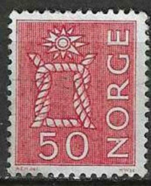 Noorwegen 1962/1965 - Yvert 443 - Zeemansknoop (ST), Timbres & Monnaies, Timbres | Europe | Scandinavie, Affranchi, Norvège, Envoi