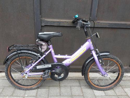 Kinderfiets (‘Mickey Bike’ van The Rupel Cycles), 16 inch, Fietsen en Brommers, Fietsen | Kinderfietsjes, Gebruikt, 16 tot 20 inch