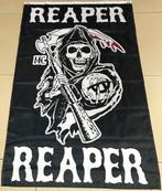 Biker vlag Reaper - 60 x 90 cm, Motoren, Accessoires | Overige, Ophalen of Verzenden, Nieuw