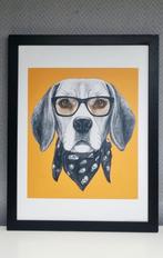 Cadre déco "Beagle Hipster", Enlèvement
