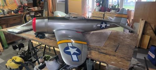 Hangar 9. P47 Thunderbolt, Hobby en Vrije tijd, Modelbouw | Radiografisch | Vliegtuigen, Nieuw, Benzine