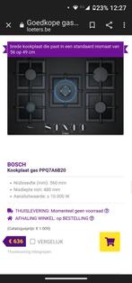 Bosch kookplaat Gas PPQ7A6B20, Electroménager, Tables de cuisson, Enlèvement, Utilisé, Gaz