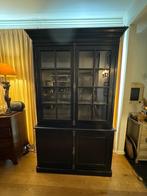 Zwarte Buffetkast Eichholtz Vitrine / boekenkast keukenkast, Huis en Inrichting, Ophalen, Zo goed als nieuw