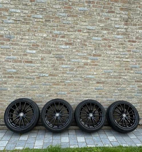 V1 zwarte spaakvelgen met hankook ventus s1 evo, Auto-onderdelen, Banden en Velgen, Band(en), Zomerbanden, Ophalen