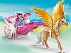 PLAYMOBIL Pegasuspaard met Koets - 5143, Kinderen en Baby's, Ophalen of Verzenden, Zo goed als nieuw, Complete set
