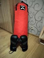 bokszak en handschoenen, Sport en Fitness, Boksen, Ophalen, Zo goed als nieuw, Bokszak