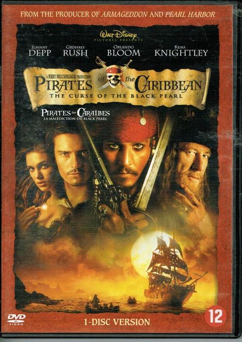 Pirates Of The Caribbean, The Curse Of The Black Pearl (2003, Cd's en Dvd's, Dvd's | Actie, Gebruikt, Actiekomedie, Alle leeftijden