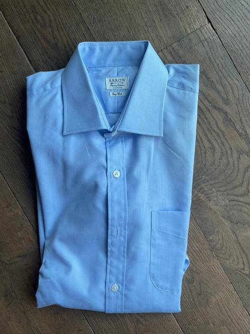 Overhemd v Arrow, maat L (42), Kleding | Heren, Overhemden, Blauw, Ophalen of Verzenden
