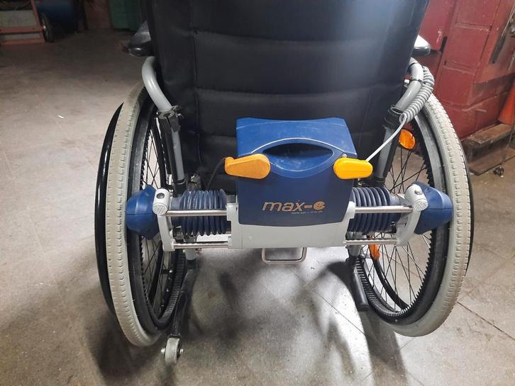 Rolstoet met Max e ALBER AFNEEMBARE MOTOR, Diversen, Rolstoelen, Gebruikt, Elektrische rolstoel, Inklapbaar, Ophalen