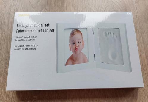 Fotokader met klei afdruk, Kinderen en Baby's, Kraamcadeaus en Geboorteborden, Nieuw, Ophalen