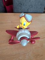 Tweety beeldje vliegtuig, Warner Bross - Disney, Verzamelen, Ophalen of Verzenden, Zo goed als nieuw