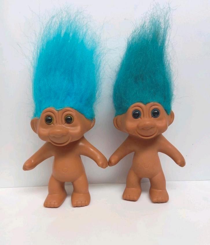 💙 Troll vintage 🩵, Collections, Jouets miniatures, Enlèvement ou Envoi