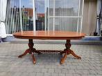 Franse  massieve houten eetkamer  tafel ( zonder stoelen ), Gebruikt, 100 tot 150 cm, 200 cm of meer, Vijf personen of meer