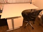 IKEA BEKANT hoekbureau met eventueel toebehoren, Ophalen, In hoogte verstelbaar, Gebruikt, Bureau