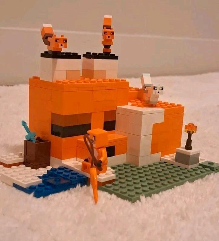 Lego 21178 Minecraft „De schuilplaats van de vos”, Kinderen en Baby's, Speelgoed | Duplo en Lego, Zo goed als nieuw, Lego, Complete set
