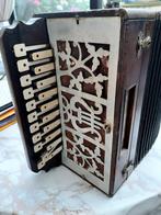 Antieke accordeon van het franse huis Francois Dedenis, Muziek en Instrumenten, Accordeons, Ophalen, Gebruikt