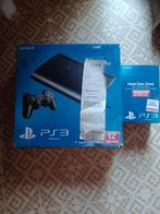 Ps3 Slim  complète + disque dur + 8 Jeux, Zo goed als nieuw