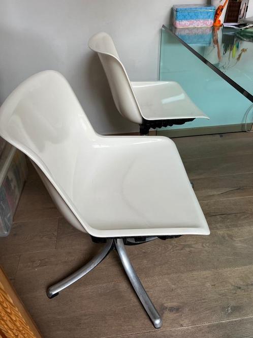 Vintage Bureaustoel Tecno, Huis en Inrichting, Bureaustoelen, Gebruikt, Bureaustoel, Wit, Ergonomisch, Ophalen