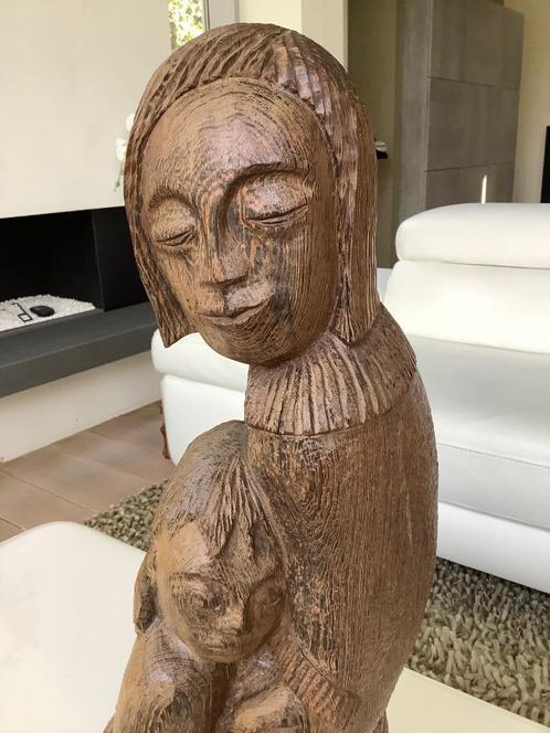 Uniek houten snijwerk De Verloren Zoon ., Antiek en Kunst, Curiosa en Brocante, Ophalen of Verzenden