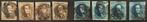 Nrs. 6 en 7. Gest. 1851. Leopold I. Médaillon. OBP: 152,00 e, Avec timbre, Affranchi, Envoi, Oblitéré