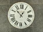 Wandklok met vintage look, Ophalen of Verzenden, Zo goed als nieuw, Analoog, Wandklok