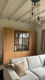 Vitrine kast, Maison & Meubles, Armoires | Vitrines, Enlèvement, Comme neuf, Chêne, Landelijk