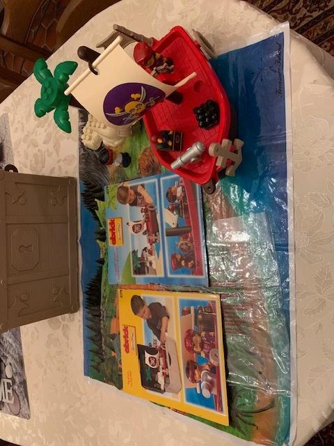 Piratenboot speelset "Abrick" (goede staat !), Kinderen en Baby's, Speelgoed | Overig, Gebruikt, Jongen of Meisje, Ophalen of Verzenden