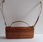 Vintage pitone handtas 1970ies, Ophalen of Verzenden, Zo goed als nieuw, Bruin, Handtas