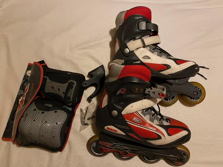 Roces inline skates rood maat 42, Sport en Fitness, Skeelers, Gebruikt, Inline skates 4 wielen, Roces, Ophalen