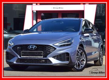 Hyundai i30 1.0T N-LINE - NAVI -FULL LED -CAMERA -KEYLESS -N, Auto's, Stof, 1321 kg, Blauw, Bedrijf