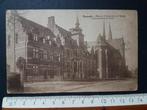 Postkaart: Neerpelt Gemeentehuis en kerk, Ophalen of Verzenden, 1920 tot 1940, Gelopen, Limburg