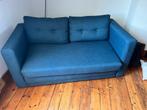 Canapé convertible bleu La Redoute, Ophalen, Minder dan 75 cm, Tweepersoons, Zo goed als nieuw