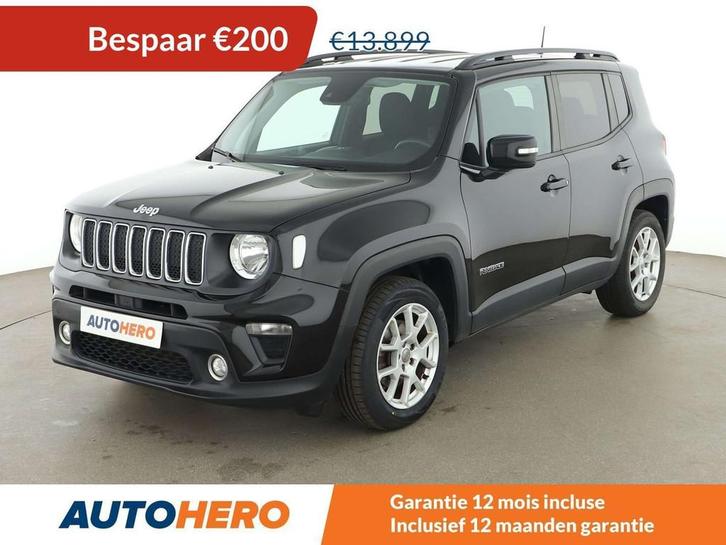Jeep Renegade 1.0 TGDi Longitude 4x2 (bj 2019), Auto's, Jeep, Te koop, Renegade, ABS, Achteruitrijcamera, Airbags, Airconditioning