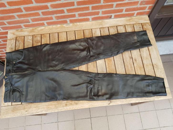 LEDEREN BROEK PANTHER – 30, Motoren, Kleding | Motorkleding, Broek | leer, Dames, Heren, Kinderen, Tweedehands, Ophalen of Verzenden