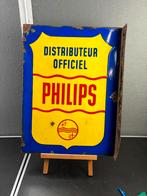 Oud origineel Philips emaille reclamebord EAS France, Verzamelen, Ophalen, Reclamebord