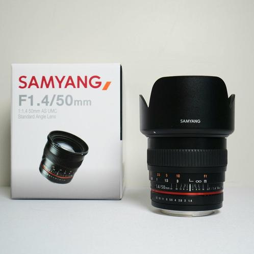 Samyang 50mm f1.4 Canon EF, TV, Hi-fi & Vidéo, Photo | Lentilles & Objectifs, Comme neuf, Lentille standard, Enlèvement