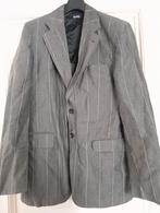 SILVER CREEK - grijze blazer in vlas, katoen en lyocell, L, Kleding | Heren, Kostuums en vesten, Ophalen of Verzenden, Zo goed als nieuw
