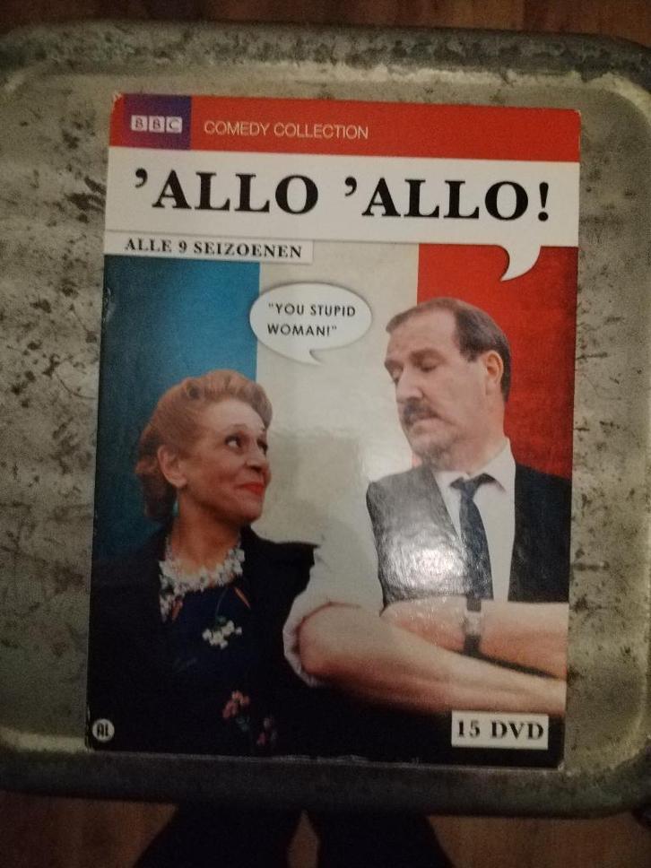Allo Allo Compleet, Cd's en Dvd's, Dvd's | Tv en Series, Zo goed als nieuw, Komedie, Boxset, Alle leeftijden, Verzenden