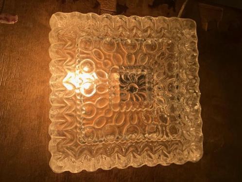 VINTAGE PLAFONDLAMP MASSIVE 70175/01/60 - 60's, Huis en Inrichting, Lampen | Plafondlampen, Zo goed als nieuw, Glas, Metaal, Ophalen of Verzenden