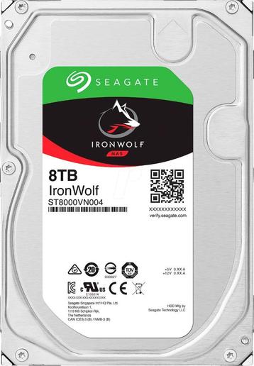 Disque dur NAS Seagate Ironwolf 8 To *multipièce*