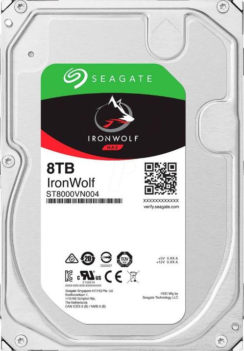 Seagate Ironwolf 8tb NAS hdd *meerdere stuks*, Computers en Software, Harde schijven, Gebruikt, HDD, SATA, Ophalen of Verzenden