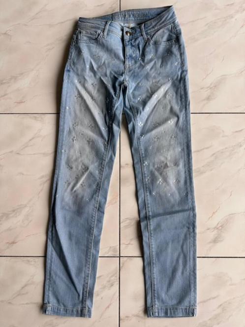 Strass jeans Raffaello Road maat 32 (nr4425), Kleding | Dames, Spijkerbroeken en Jeans, Zo goed als nieuw, W27 (confectie 34) of kleiner
