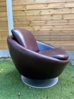 Willi Schillig Portabella Leder zetel in heel goede staat., Huis en Inrichting, Fauteuils, Ophalen, Zo goed als nieuw, Leer