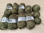 PARTIJTJE LAMMY YARNS RIO KATOEN / KLEUR MOSGROEN, Hobby en Vrije tijd, Breien en Haken, Ophalen, Zo goed als nieuw